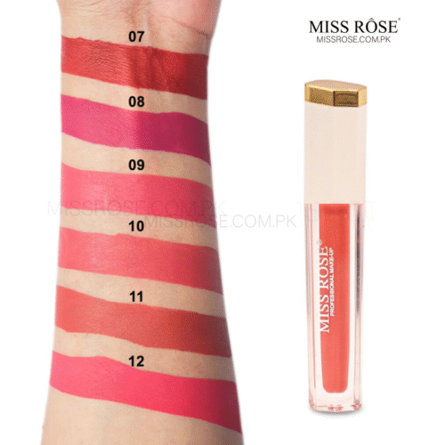 Miss Rose Super Matte Lipgloss 6 Pcs Set - 4 settings - Image 8