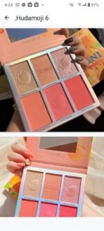 Huda moji 6 in 1 highlighter and blush - Image 3