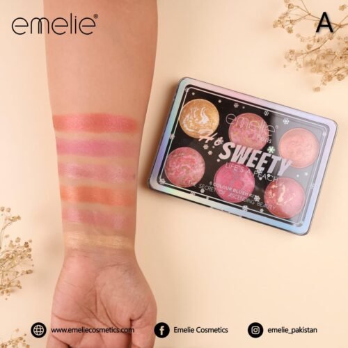 Emelie 6 colour blush kit - Image 6