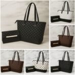 Big size LV tote bag high quality with clutch - Image 6