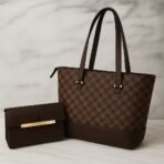 Big size LV tote bag high quality with clutch - Image 2