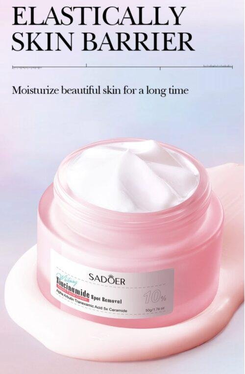SADOER Niacinamide Spot Removal Repair Facial Cream 50G - Image 6