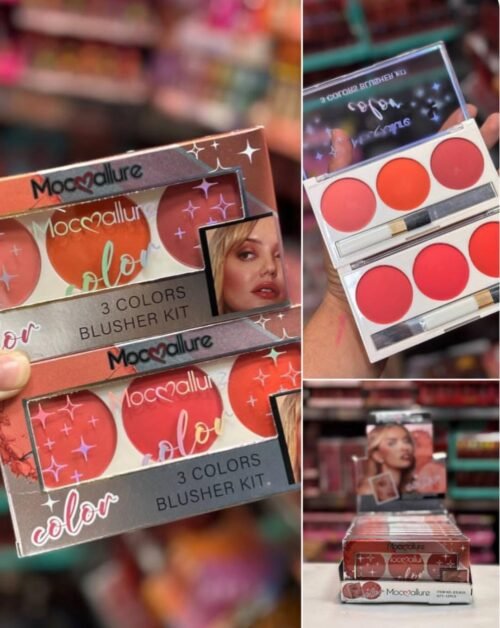 Mocallure 3 colour blush pallete - Image 1