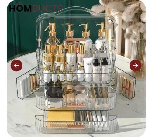 Transparent Cosmetics Organizer - Image 2