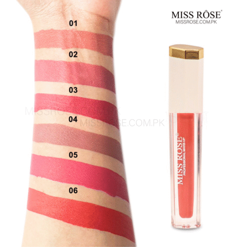 Miss Rose Super Matte Lipgloss 6 Pcs Set - 4 settings - Image 9