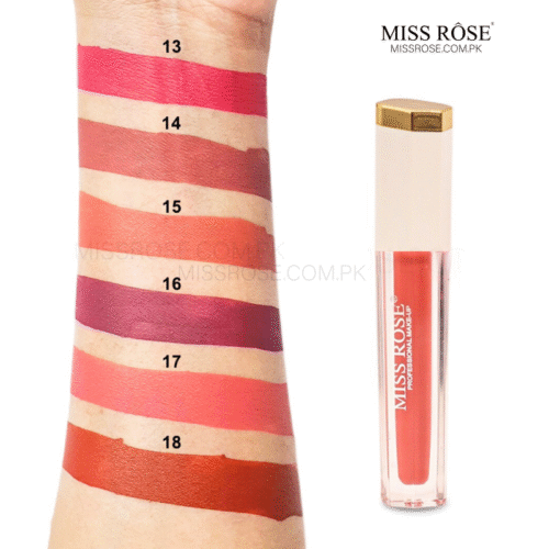 Miss Rose Super Matte Lipgloss 6 Pcs Set - 4 settings - Image 7