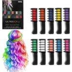 HairChalk - Temporary Colourful Chalk Comb 10 pcs Set - Image 4